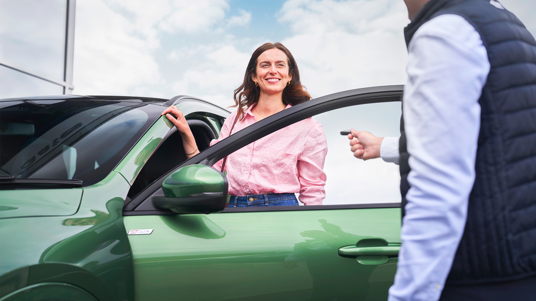 Silver Ford Puma cruising through town