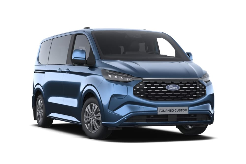Frontansicht des neuen Tourneo Custom.