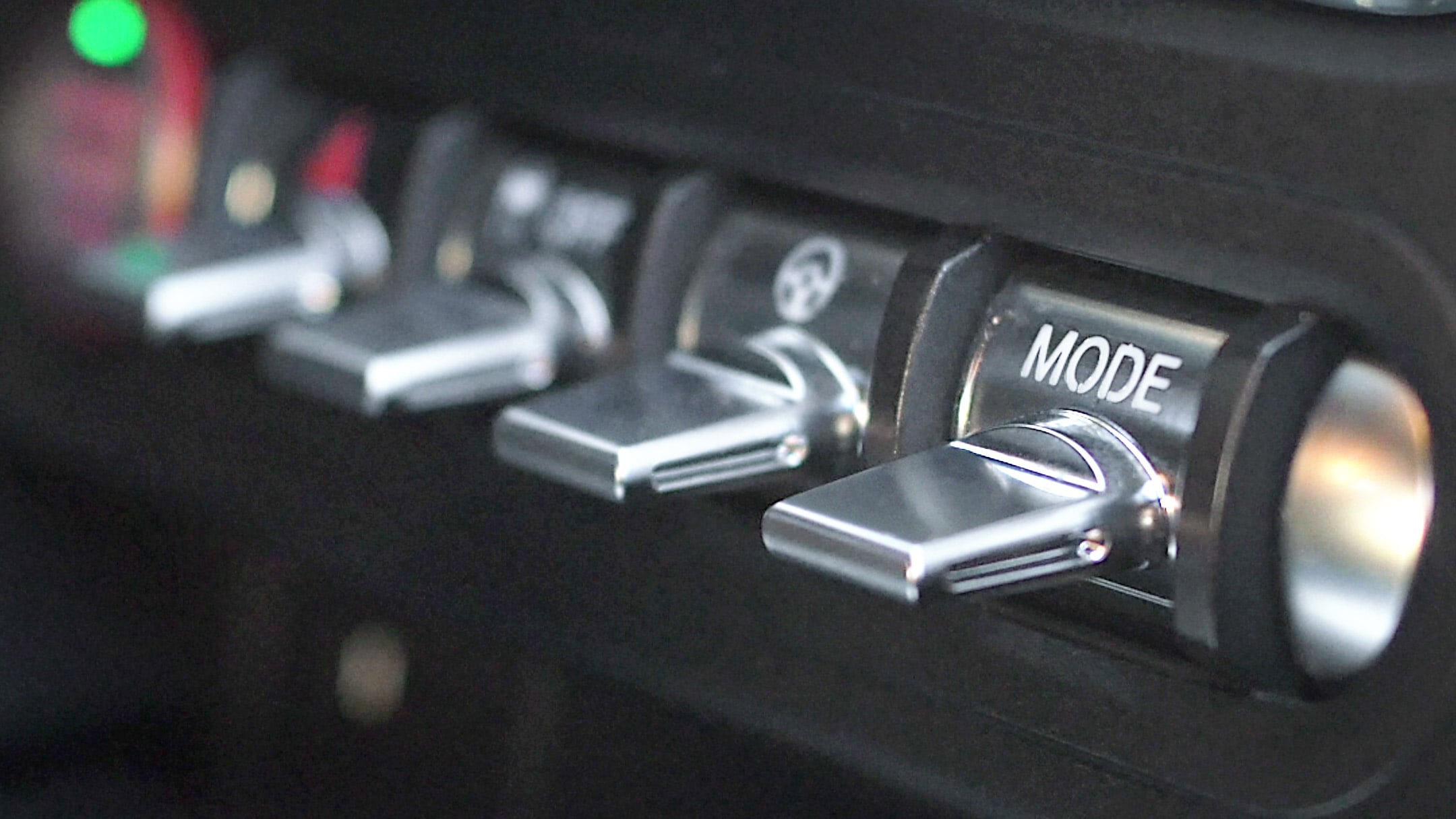 Ford Mustang My Mode Schalter Nahaufnahme