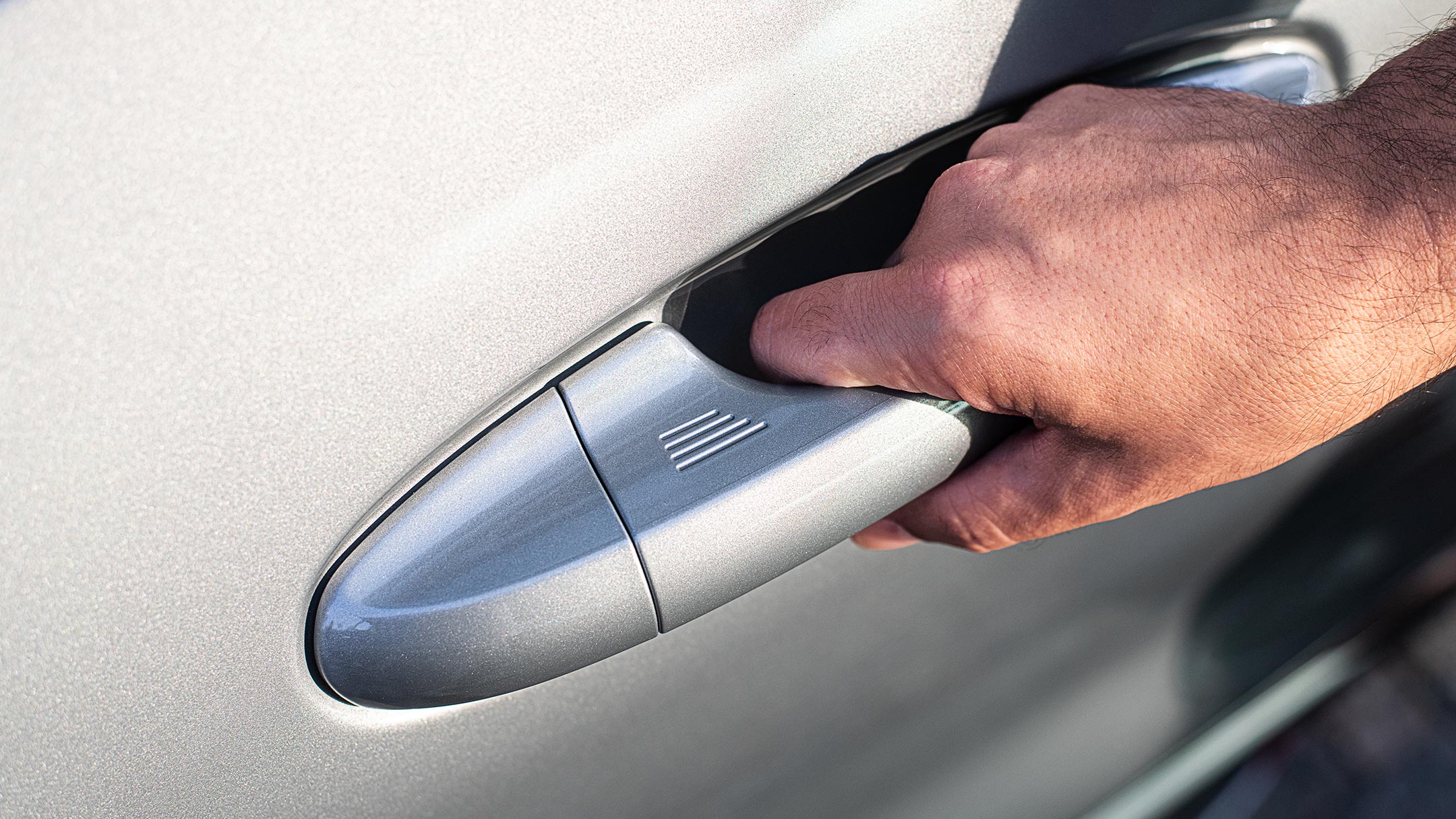 Ford Puma showing KeyFree system