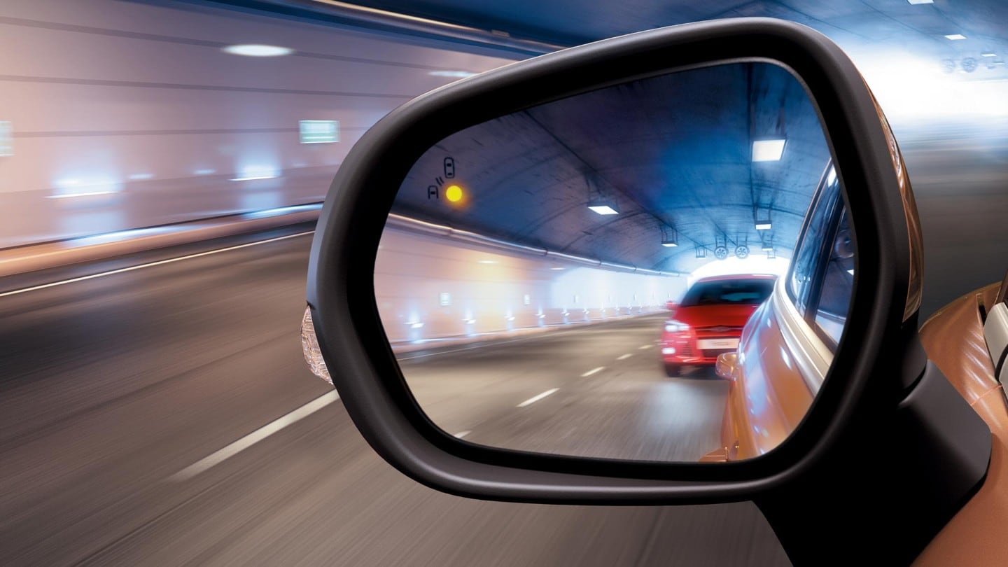 Ford Puma detail on the side door mirror