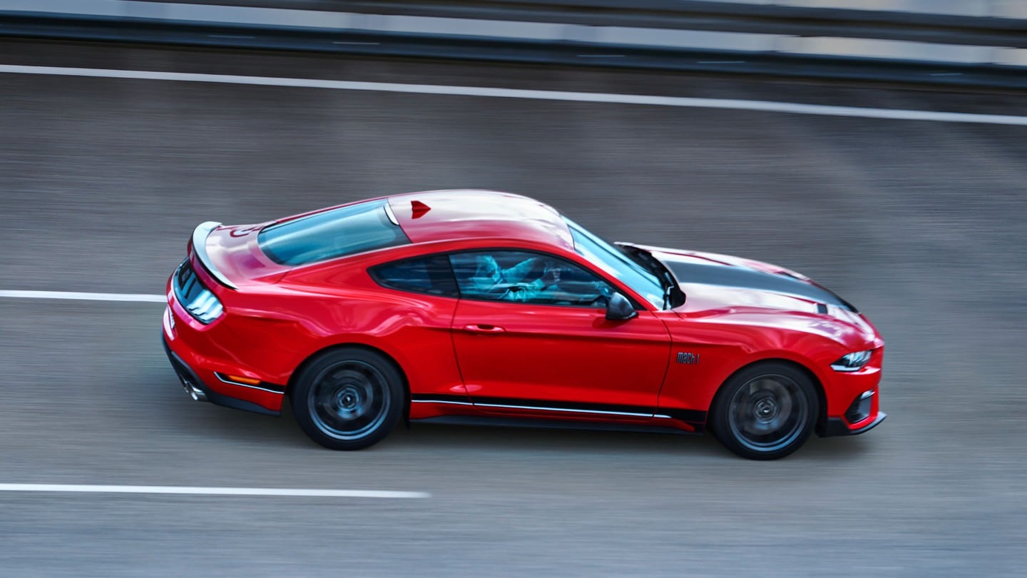 Der neue Mustang Mach 1 Seitenansicht