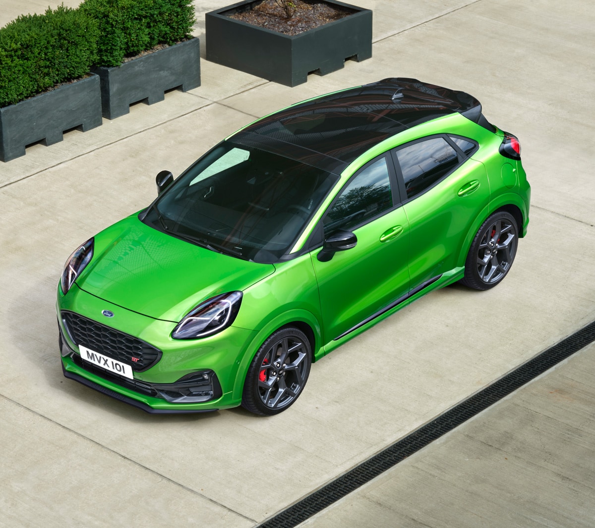 Ford Puma ST exterior overhead view