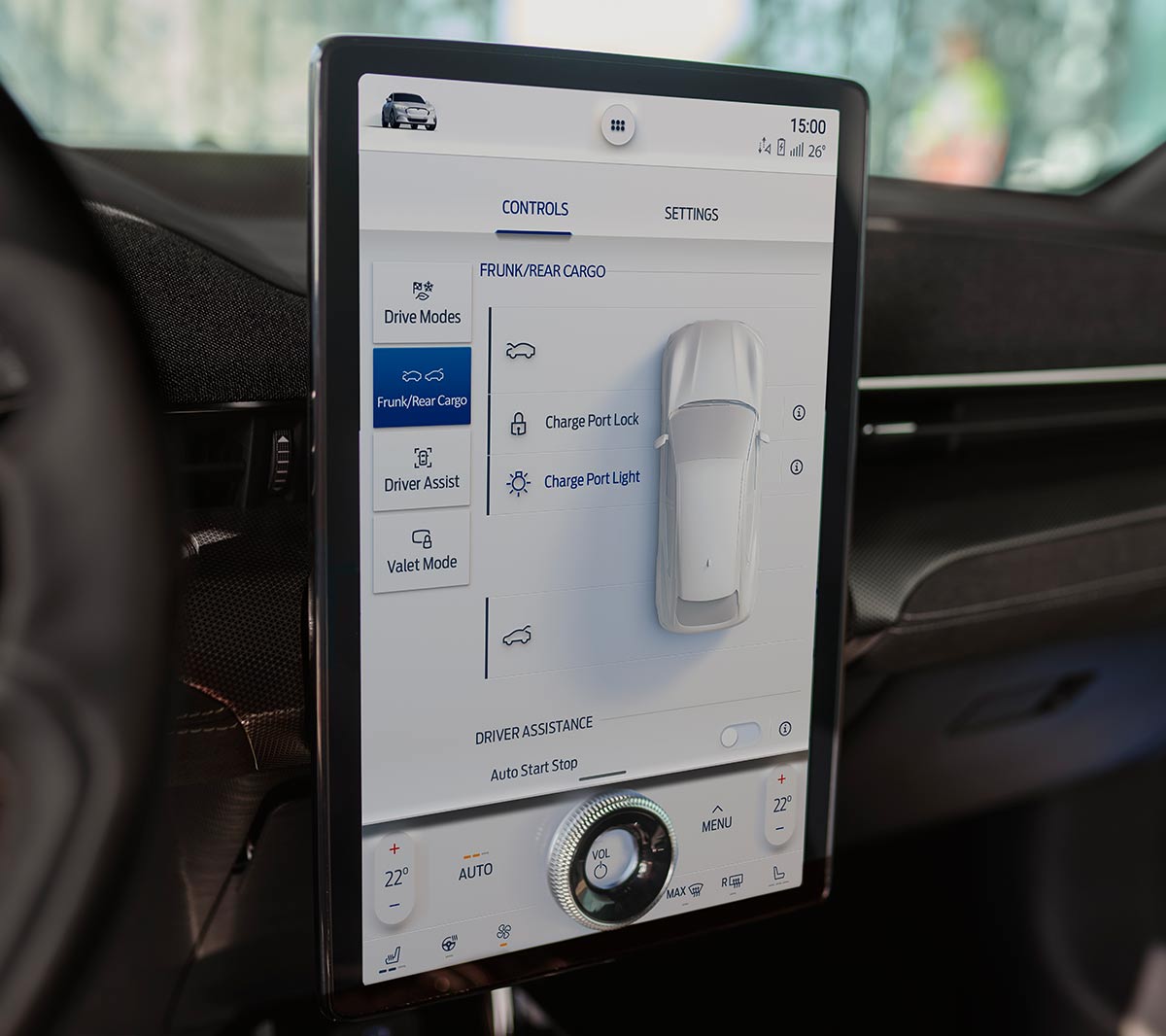 Ford Mustang Mach-E GT. Detailansicht Ford SYNC 4.