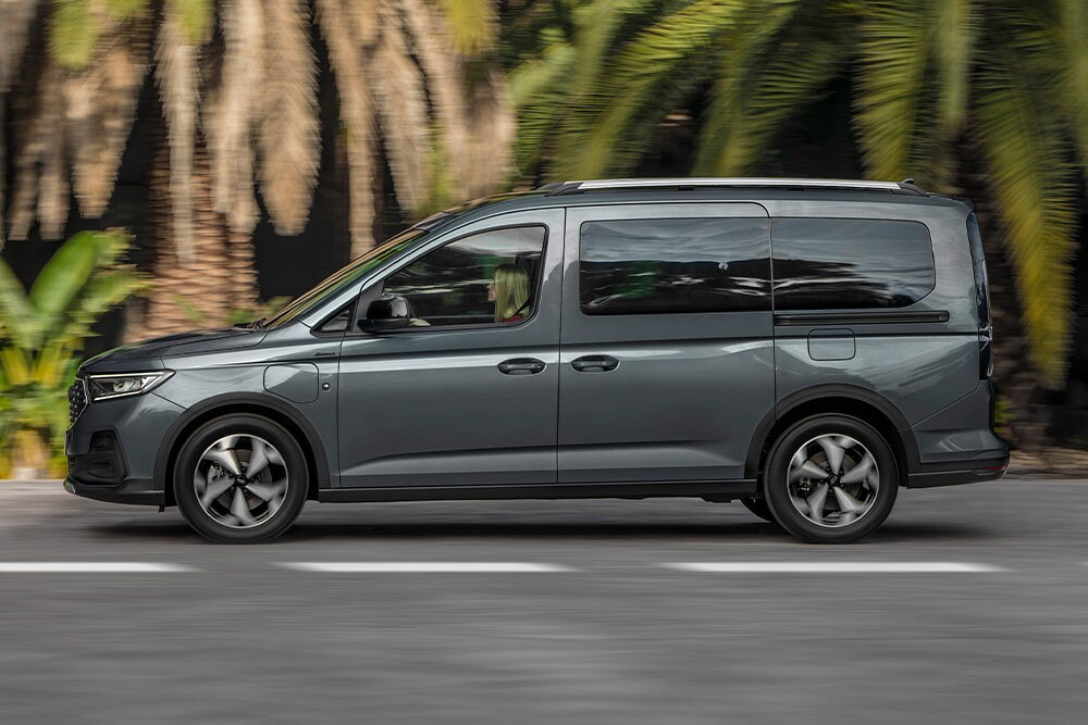 Seitenansicht des Ford Transit Connect