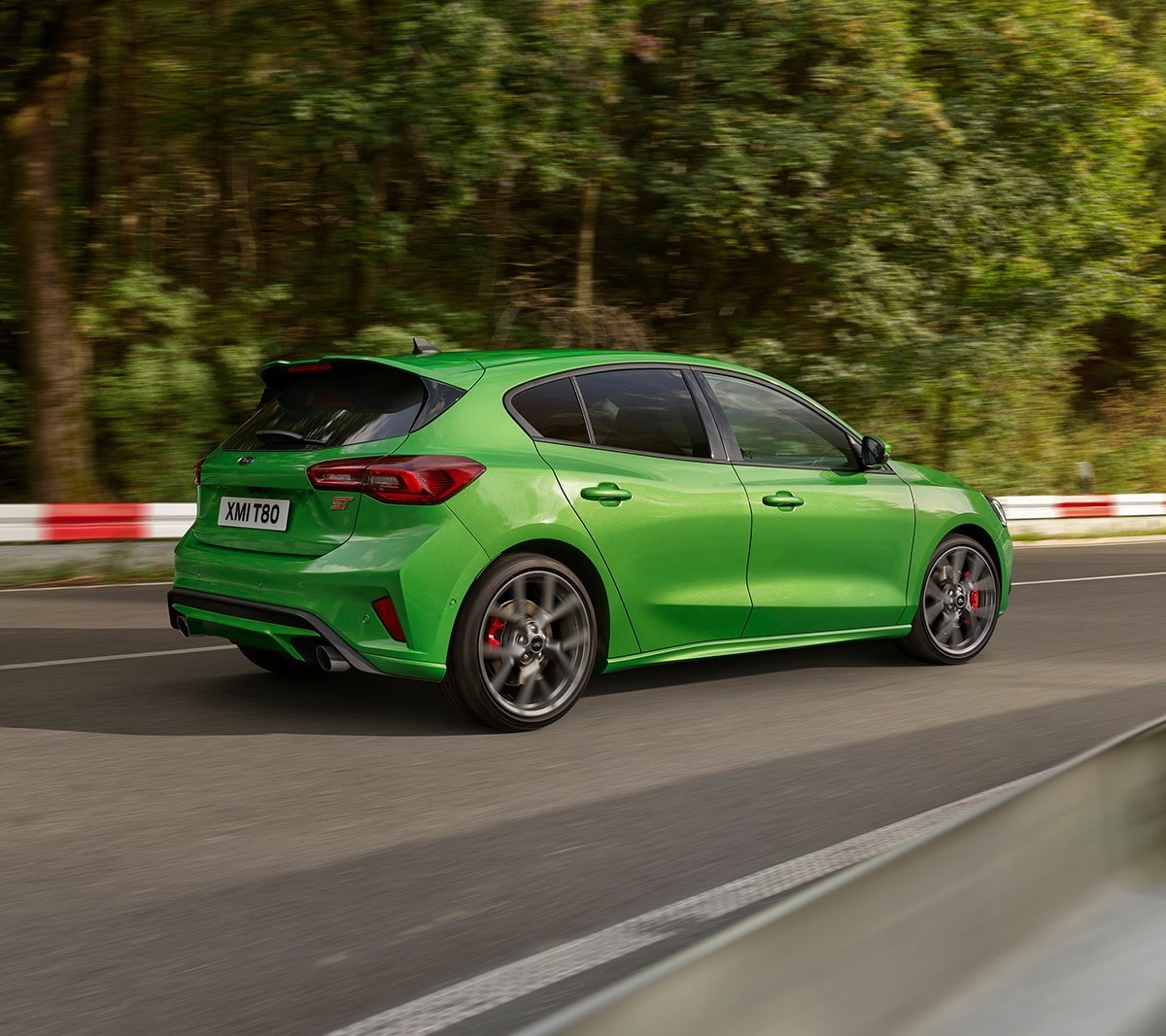 Ford Focus ST in motion