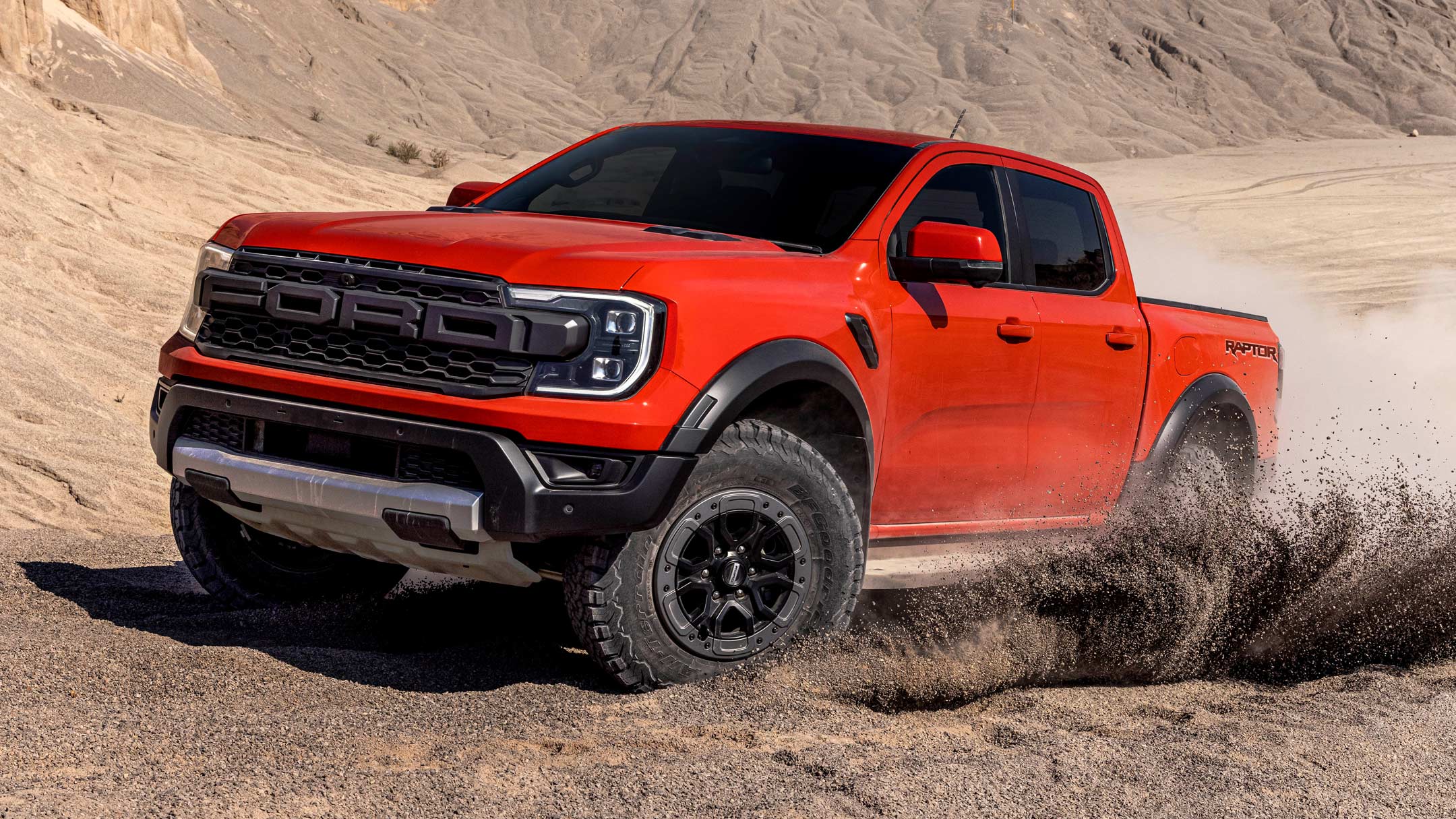 Ford Ranger Raptor BAJA-modus