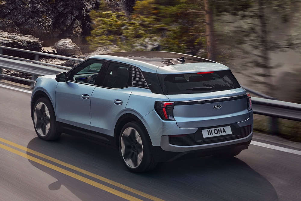 Rückansicht des Ford Explorer