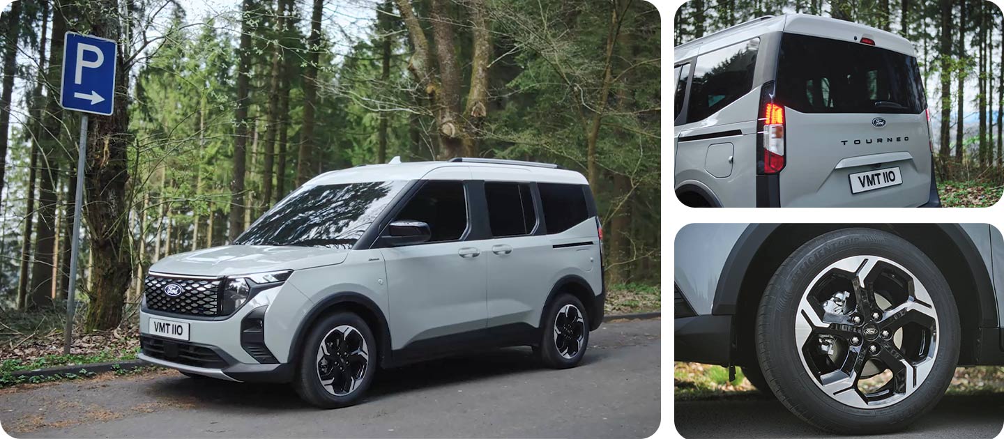 Ford E-Tourneo Courier – Waldweg links