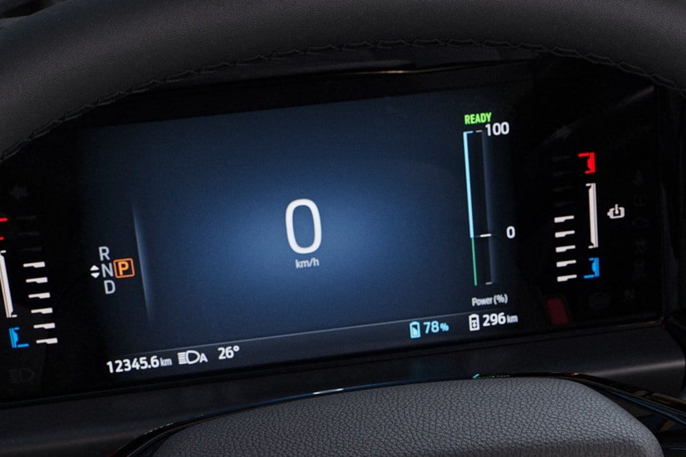 Digitales Instrumentendisplay des brandneuen Tourneo Custom