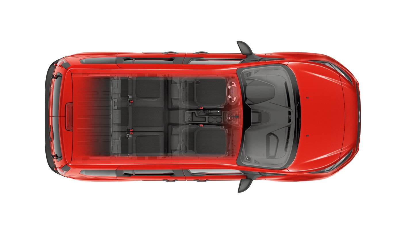 Ford Transit Connect Doppelkabine Layout