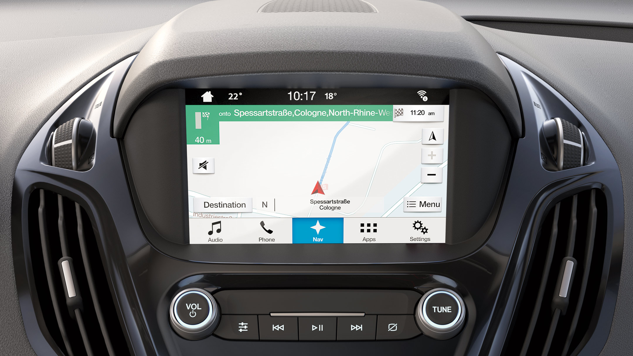 Modernste Technologie wie Ford SYNC 3 mit Touchscreen