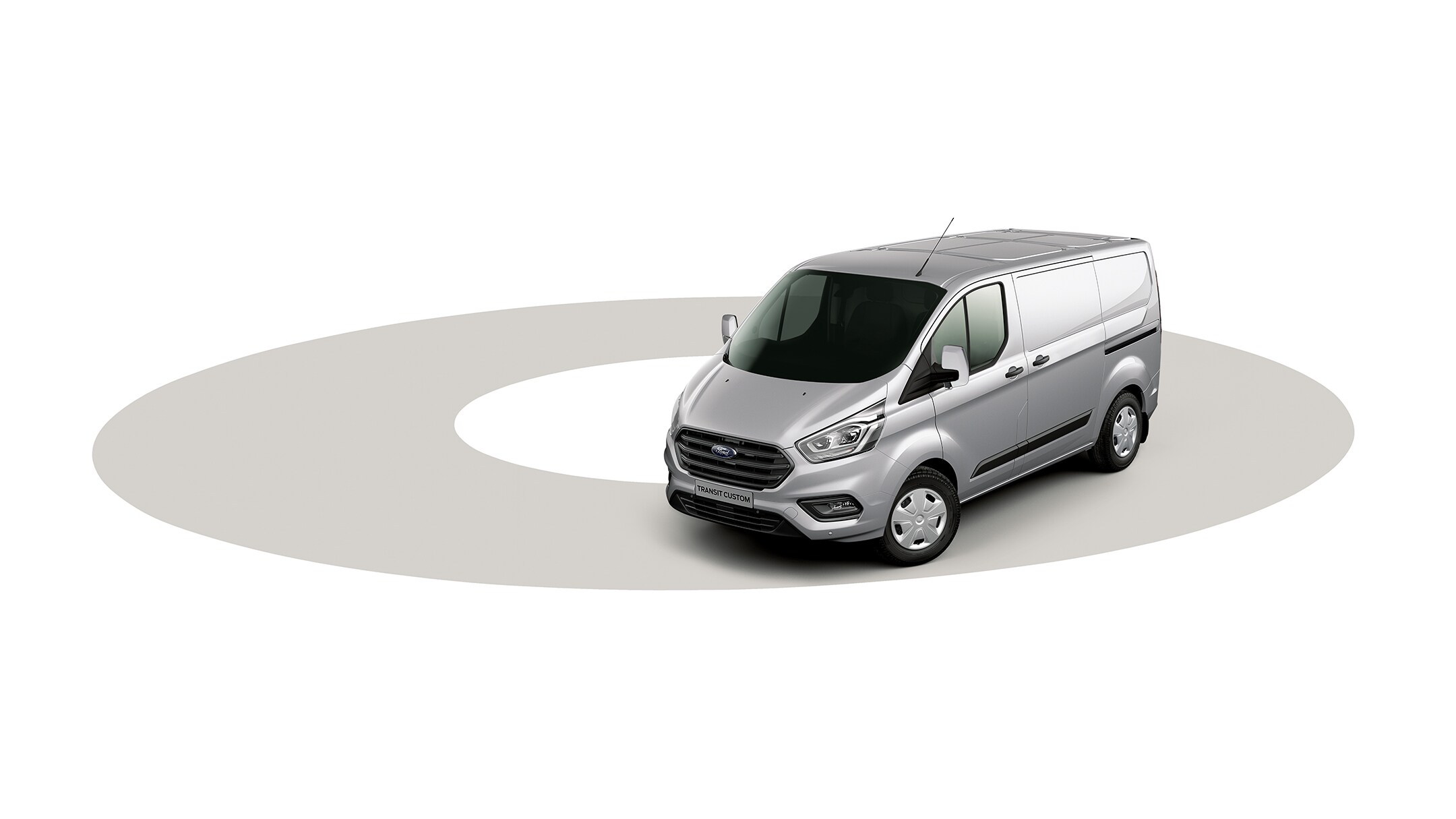 Ford Transit Custom Illustration Wendekreis