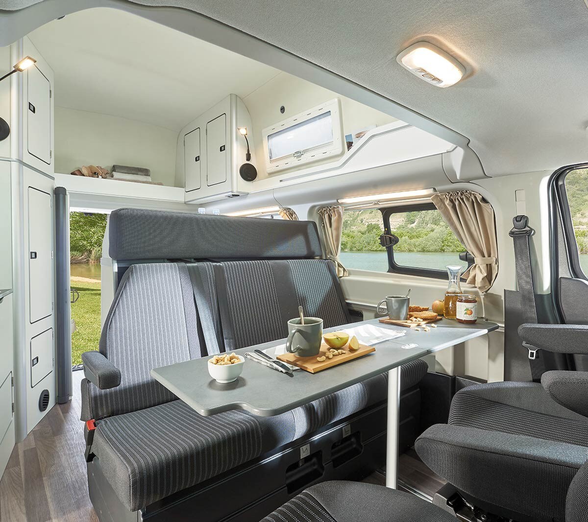 New Ford Transit Custom Nugget Plus interior seating area