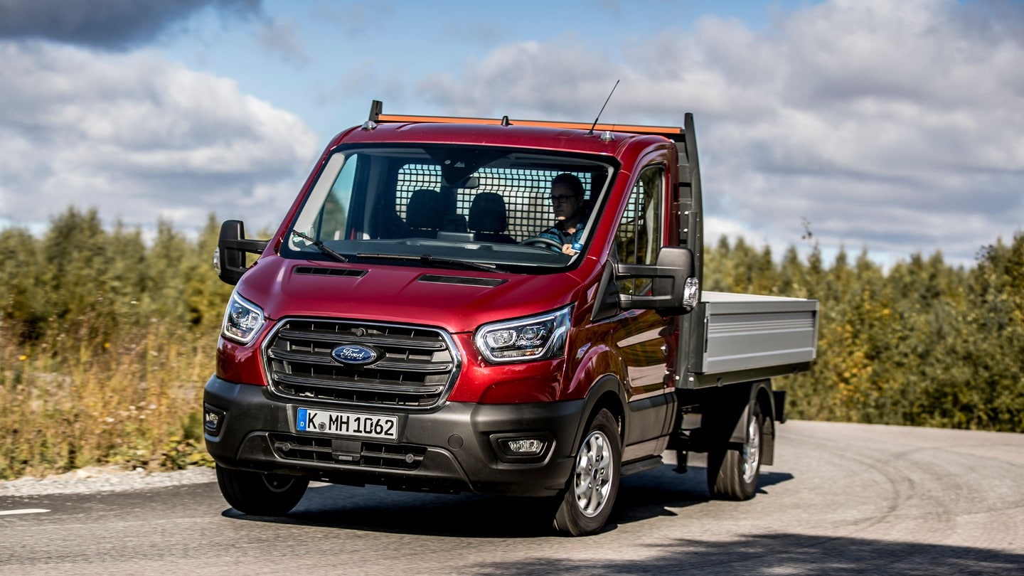 Ford Transit Bus Überrollschutz Illustration