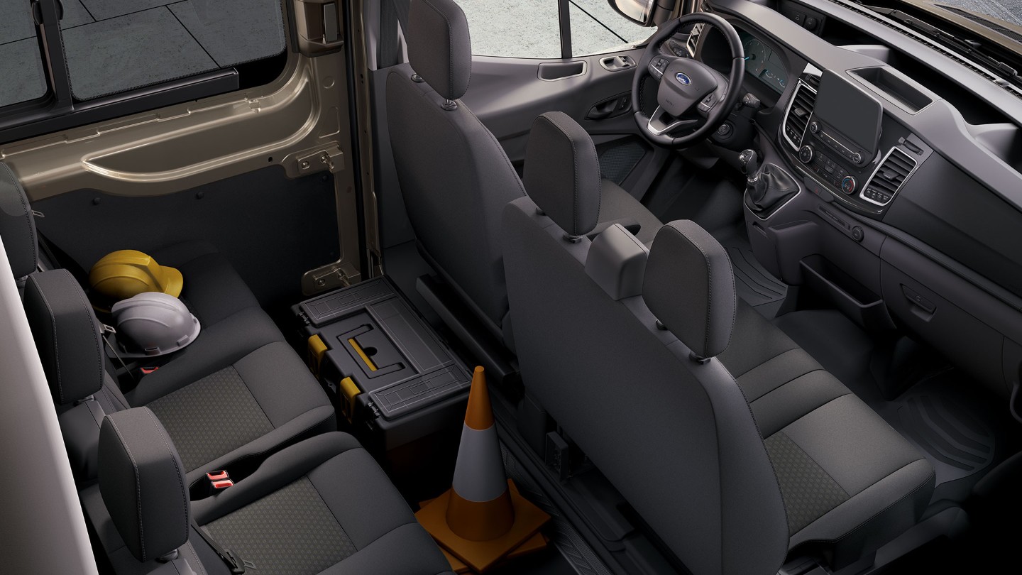 Neuer Ford Transit Van Innenraumansicht 