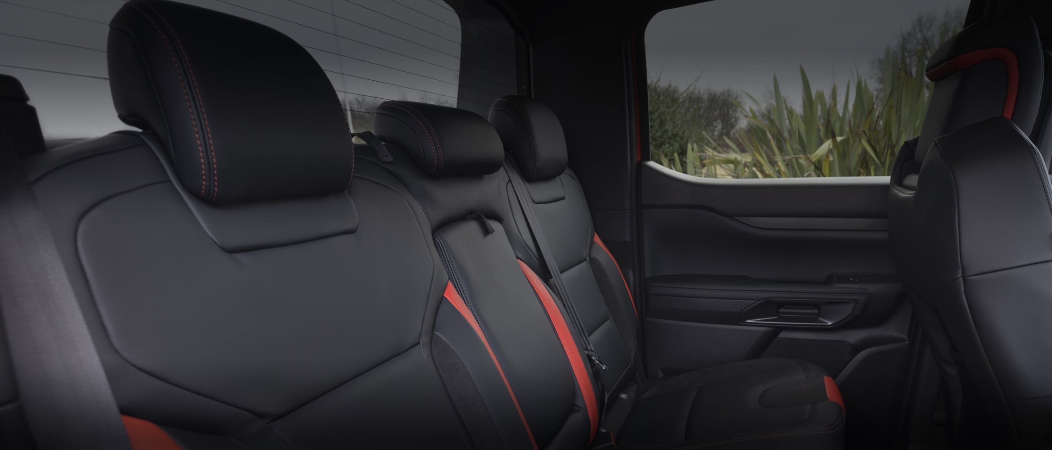 Ranger Raptor interior rear seats
