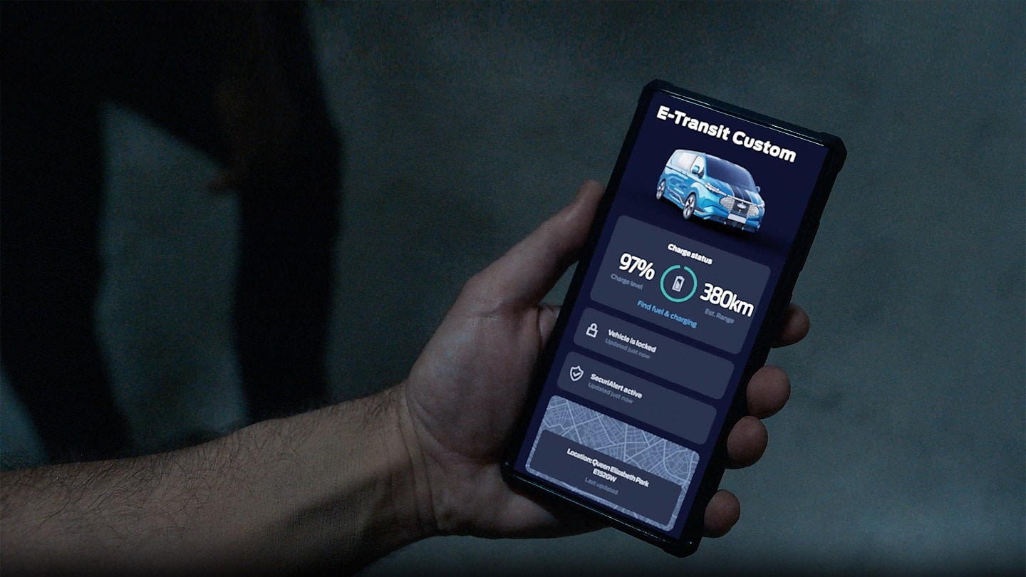 Ford Transit Custom mit FordPass Pro App