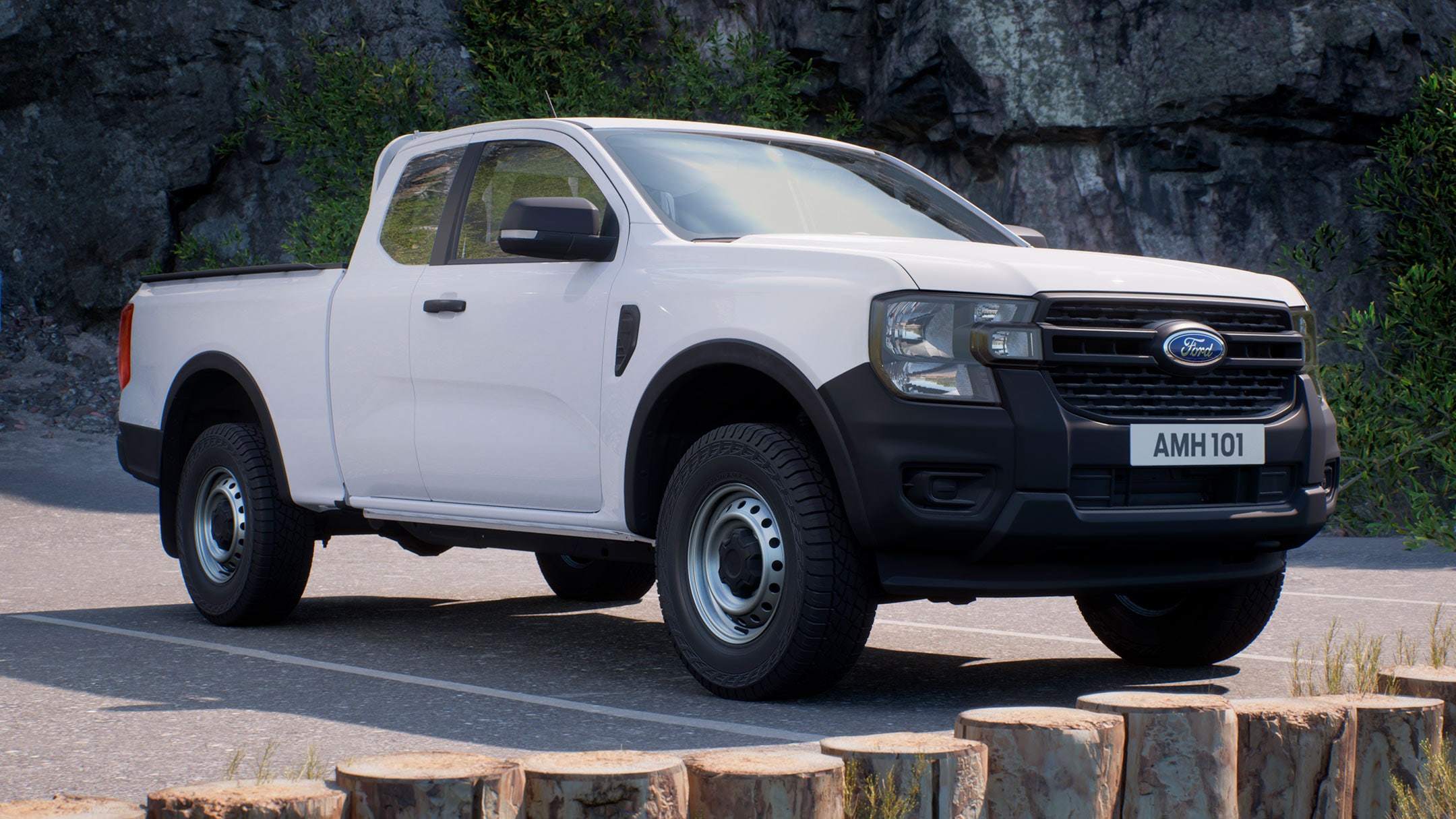 All-New Ranger in frozen white front 3/4 view