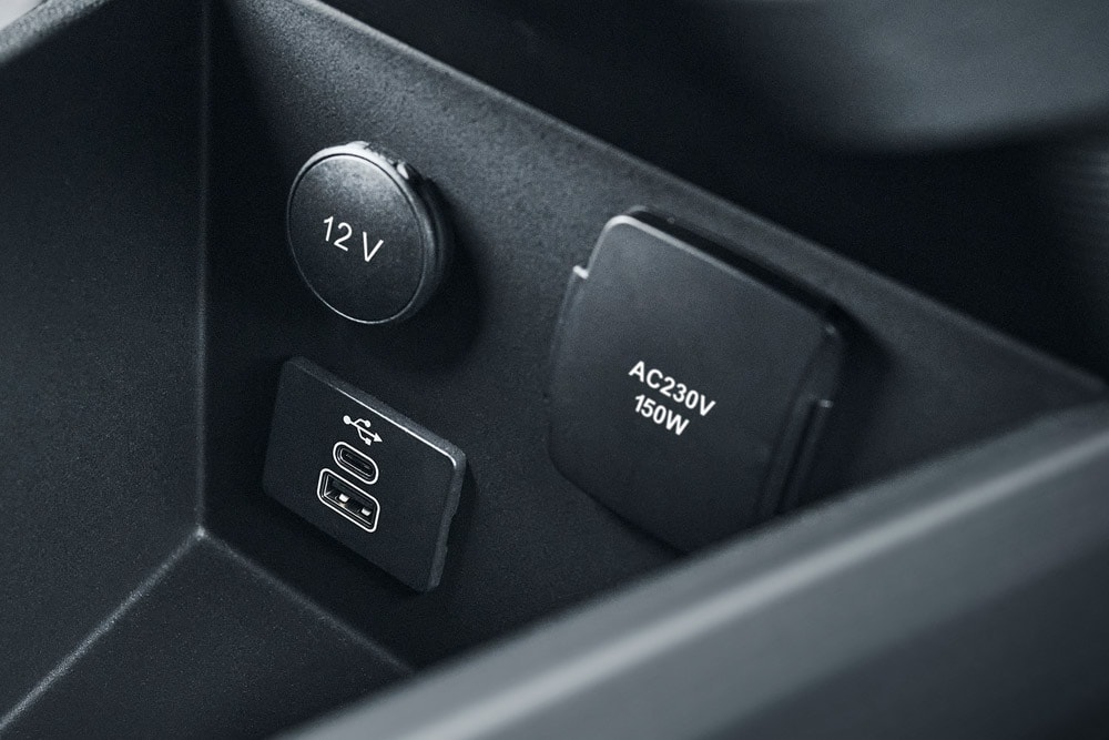 Ford E-Transit Courier – USB-Anschlüsse