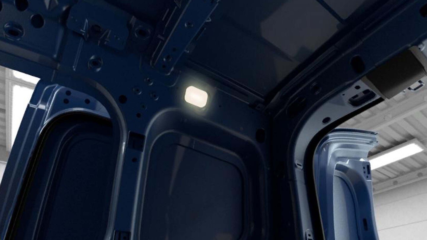 Ford Transit Courier Laderaumausschnitt LED-Lichter