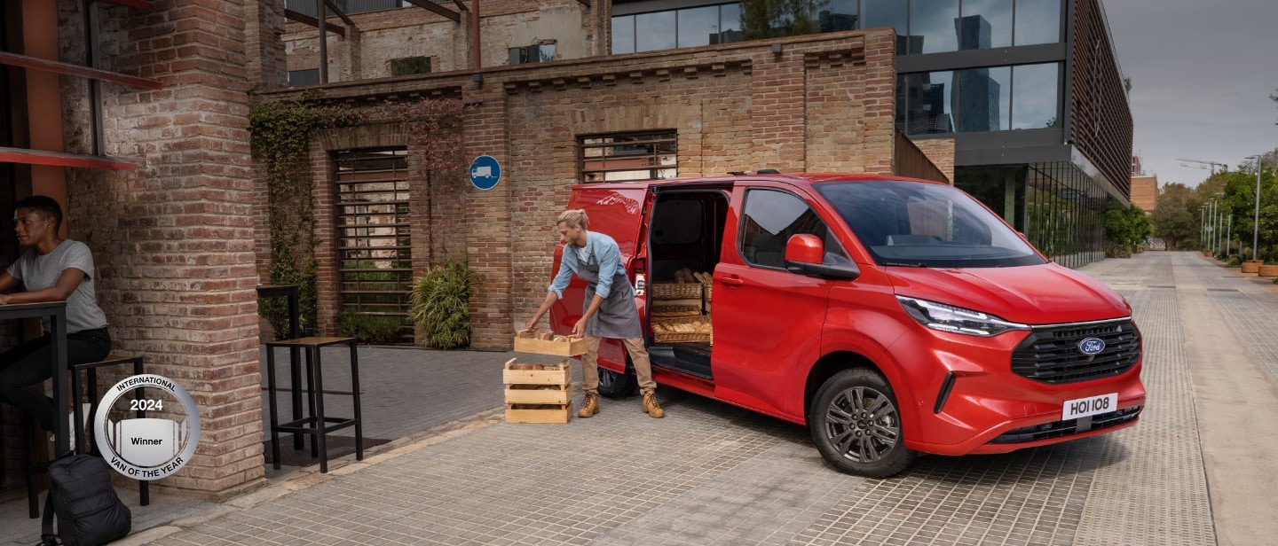 Ford Transit Custom in Rot Ford Transit Custom in Rot