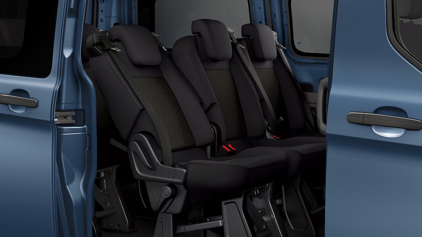 Ford Transit Custom Innenraumansicht Rücksitze